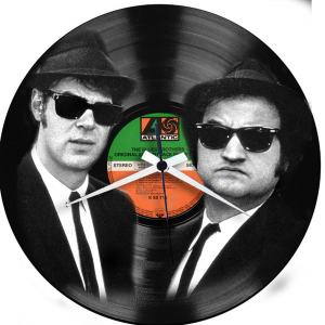  - BLUES BROTHERS - OROLOGIO IN VINILE Disco in vinile con stampa  Blues Brothers